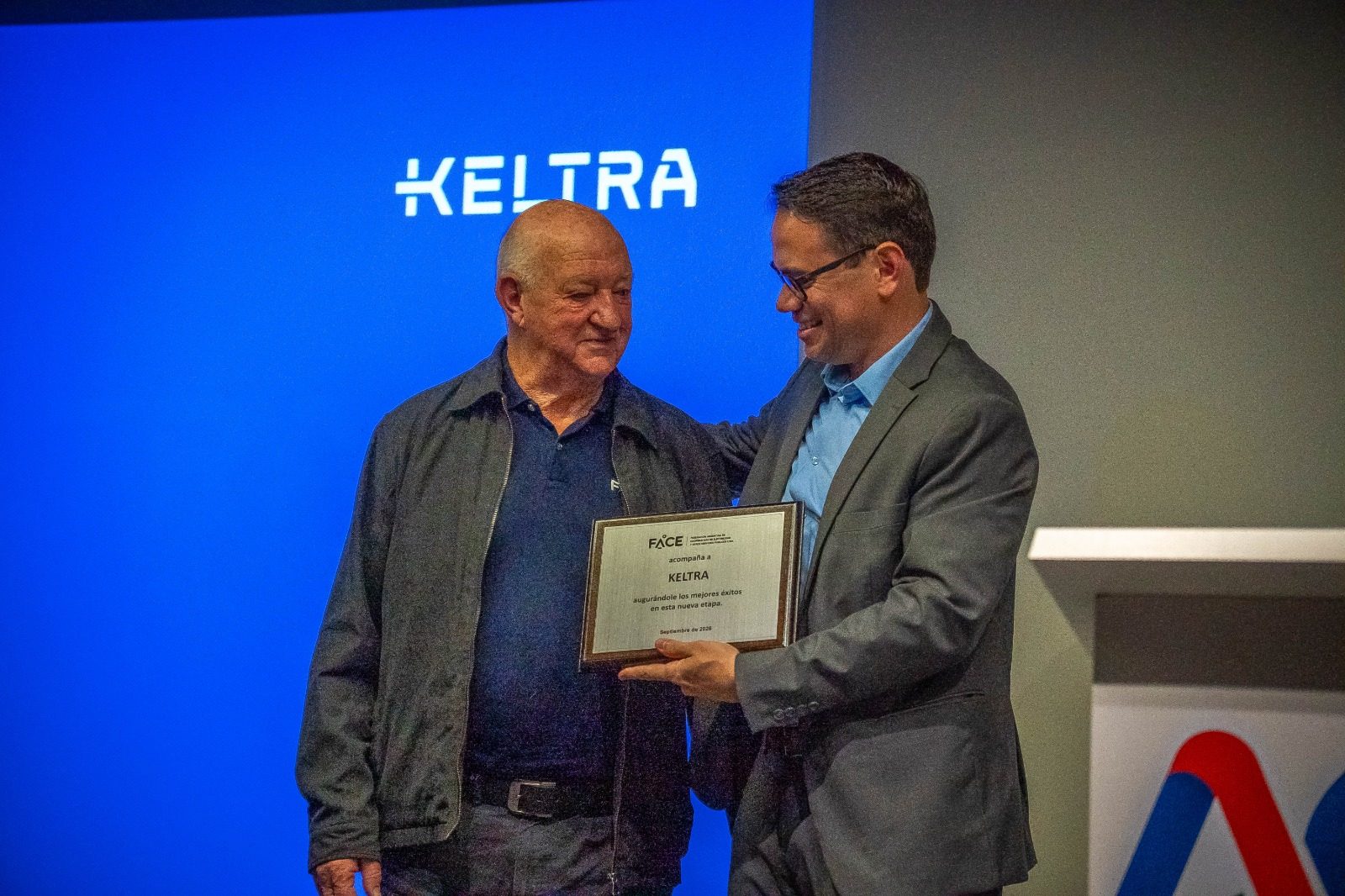 FACE acompañó la presentación de Keltra en Brasil